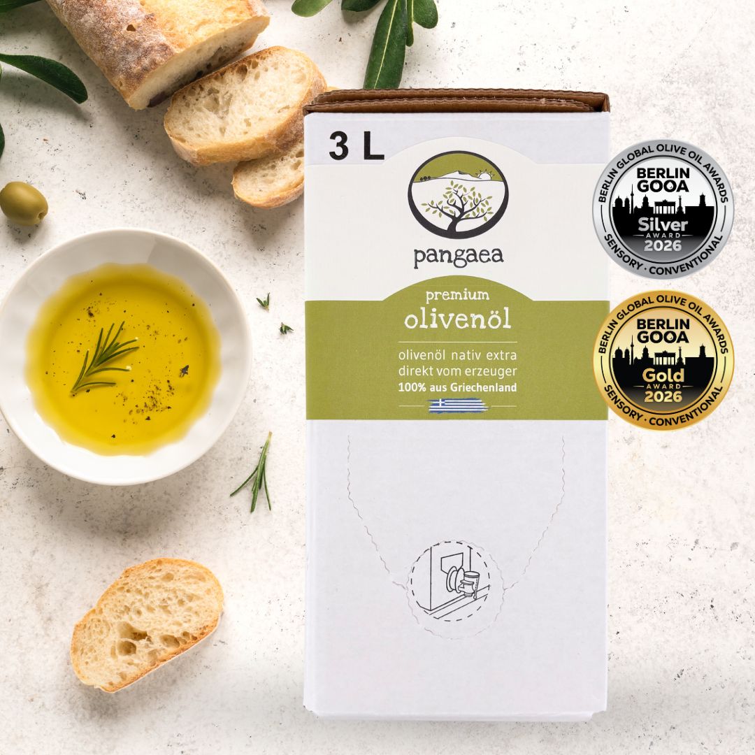 Pangaea Premium OLIVENÖL 3L nativ extra – Bag in Box – Ernte 25/26