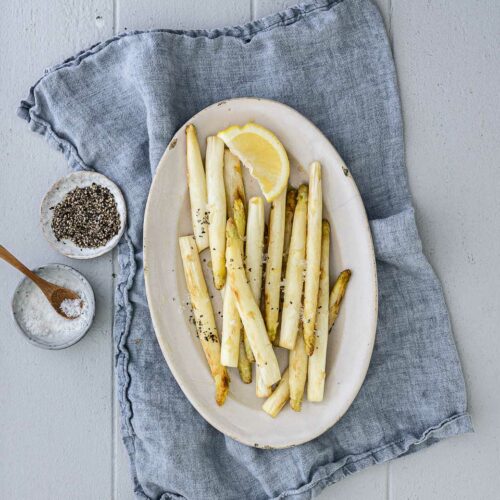 Gebratener weisser Spargel – einfaches Rezept