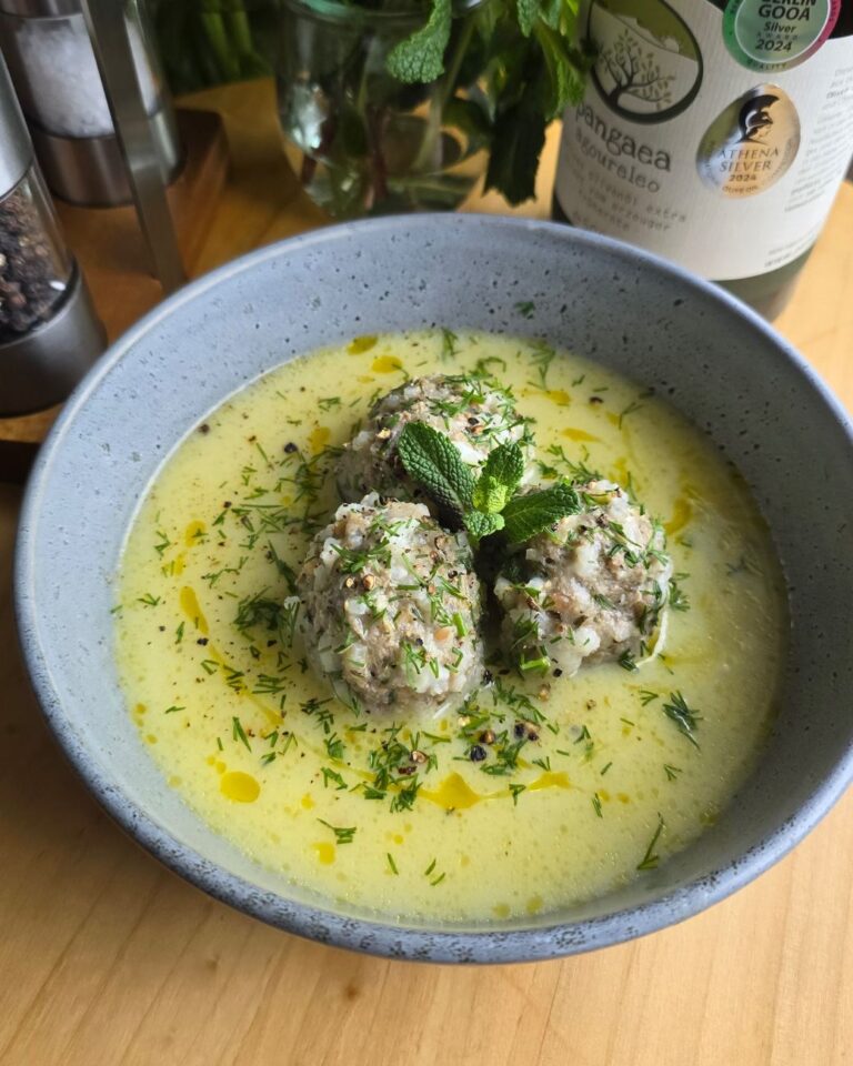 Griechische Giouvarlakia Rezept – Hackbällchensuppe