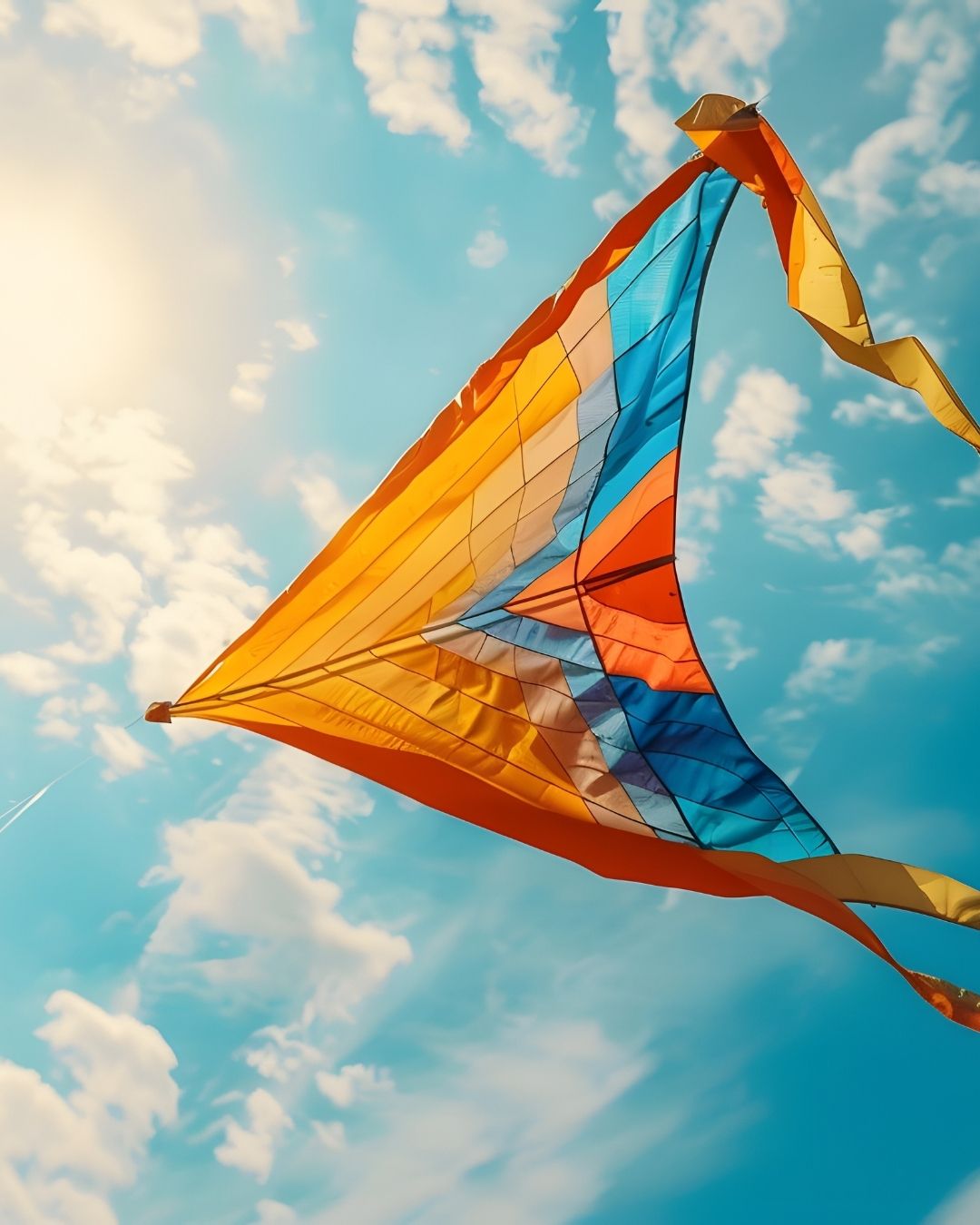 Bunter Drachen am Himmel – Tradition des Drachensteigens an Kathara Deftera (Clean Monday) in Griechenland