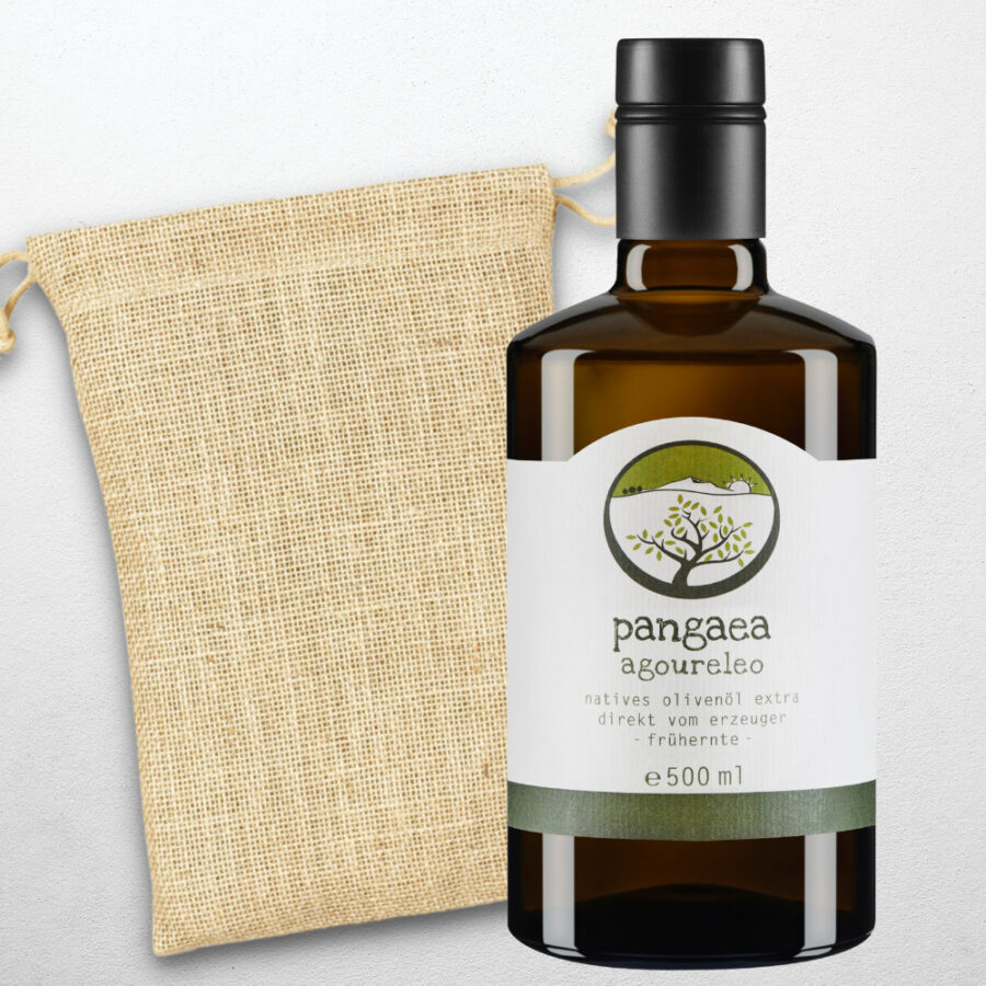 Pangaea Olivenöl im Jutesäckchen – Bild 2