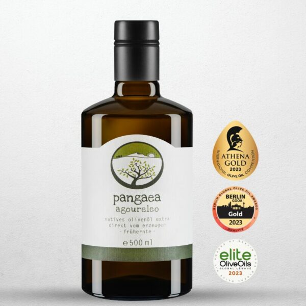 Pangaea extra natives Olivenöl Agoureleo aus der Frühernte