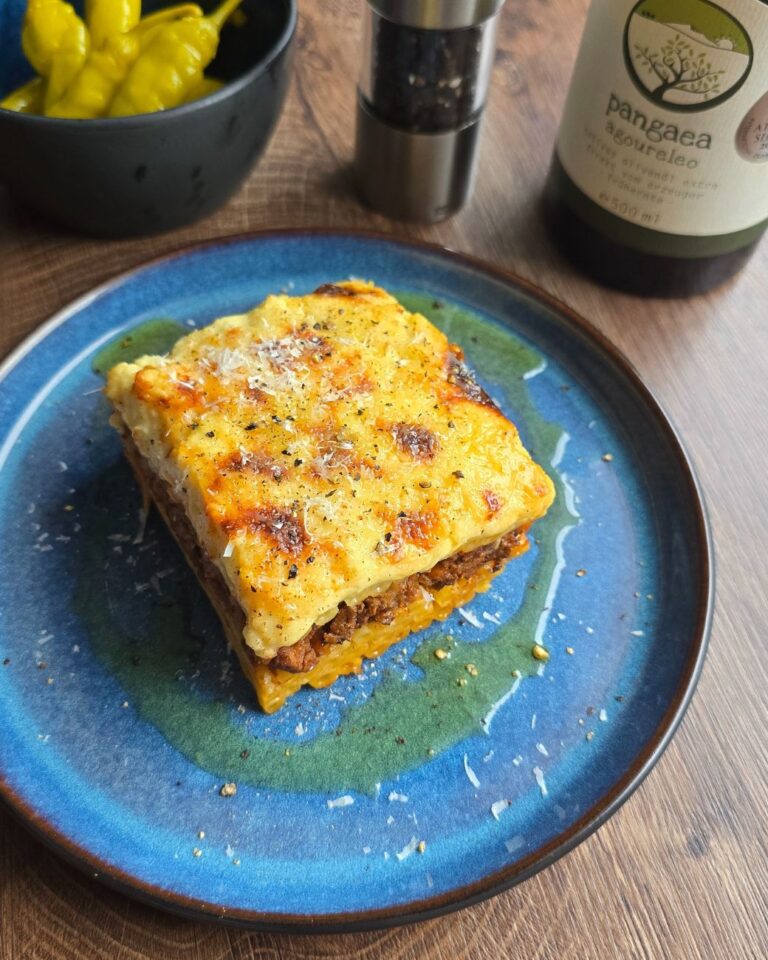 Griechisches Pastizio Rezept – Griechischer Nudelauflauf